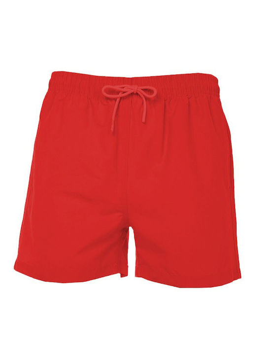 Costum De Baie Bărbați Pantaloni Scurți Roșii