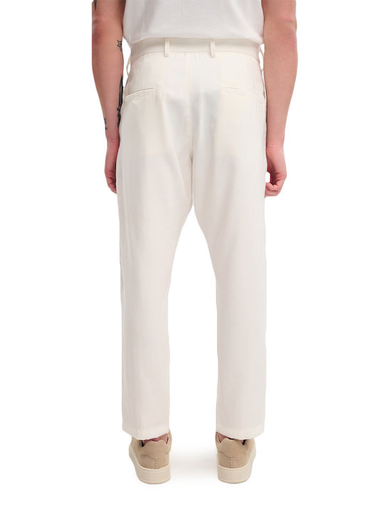 Royal Denim Perth Мъжки Панталони Чинос Бял Off-White