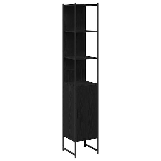 vidaXL Blat Blat fără Lavoar, cu Oglindă & Coloană Black Oak