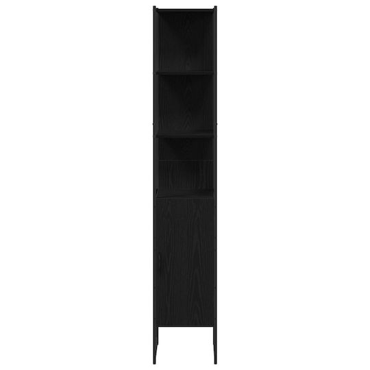 vidaXL Blat Blat fără Lavoar, cu Oglindă & Coloană Black Oak