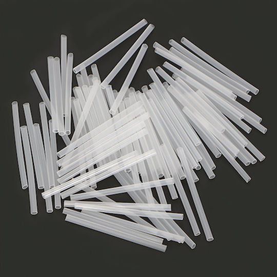Plastic Sticks Inflating Foil Balloons Flippy 8 Cm Transparent