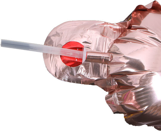 Plastic Sticks Inflating Foil Balloons Flippy 8 Cm Transparent