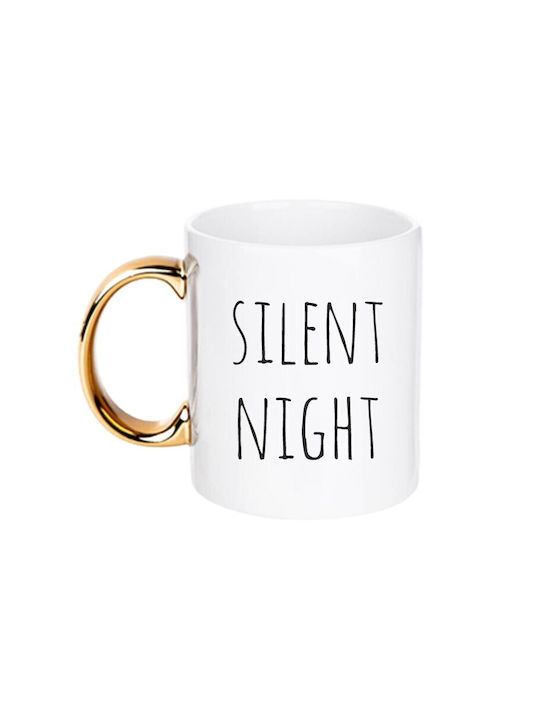 Handgefertigte Weihnachts-Tasse Stille Nacht 1 Stück