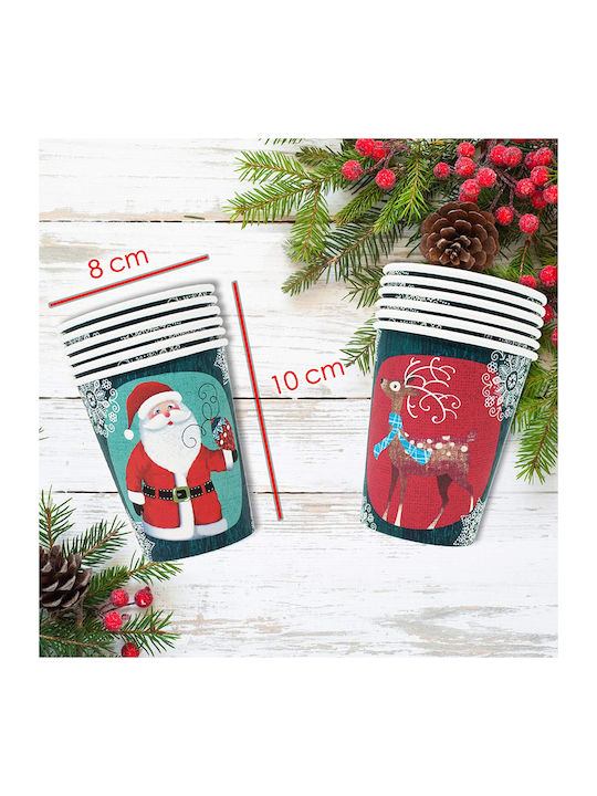 Set Patry Weihnachten 15 Gäste 61-teilig