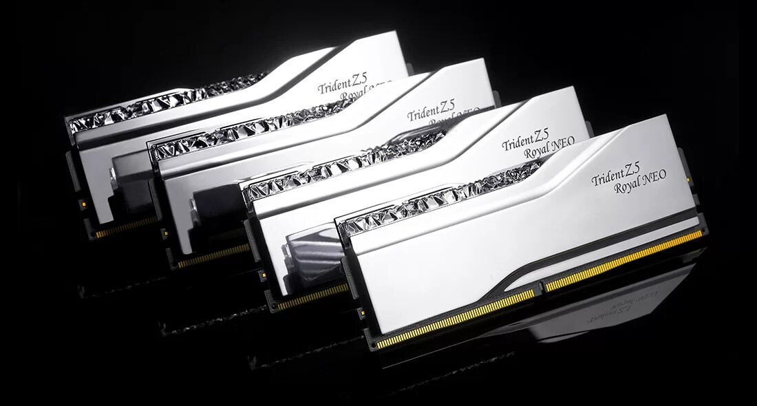 G.Skill Trident Z5 Royal Neo EXPO DDR5 64GB RAM με 2x32GB Modules και Ταχύτητα 6000 για Desktop
