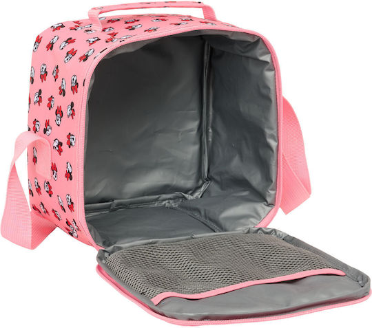 Minnie Mouse School Insulated Shoulder Bag Food Pink Minnie 20x15x20cm