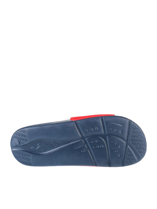 Men's Red Slides