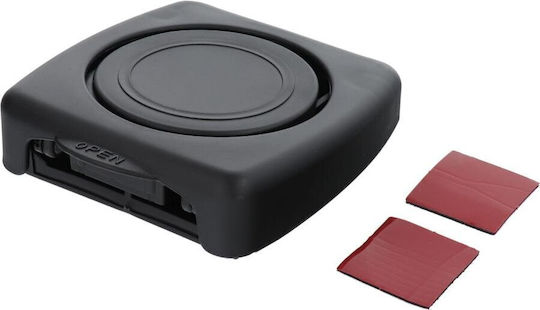 Car Cup Holder Foldable 1 Position with Adhesive Tape in Black Color