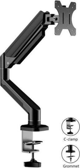 Opticum ΑΧ-Τ1 Halterung Auf dem Schreibtisch Monitor bis 32" mit Arm