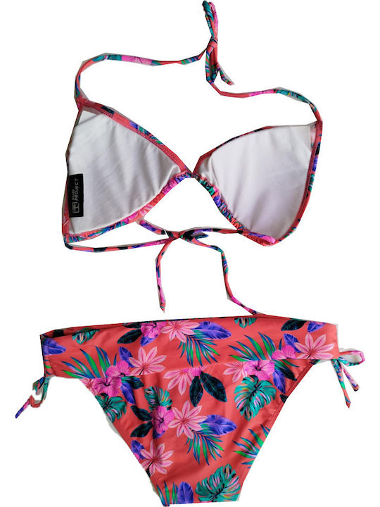 Bikini-Set Blumen Colorful