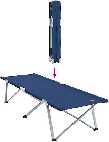 Klappbett Ohne Matratze Einzel Blau 194x62x42,5cm