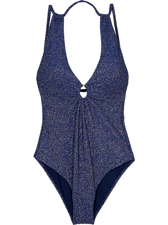 Blue-Gold Swimsuit