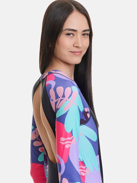 Αθλητικό Ολόσωμο Μαγιό Floral Naive Flower