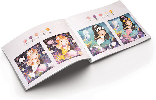 HappiHobbi Χάντρες Art Crystal Beads Mermaids για Παιδιά 5+ Ετών