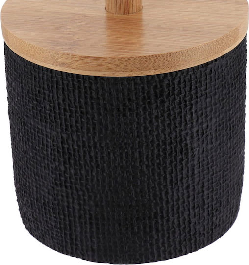 Atmosphera Cotton Holder made of Resin Black
