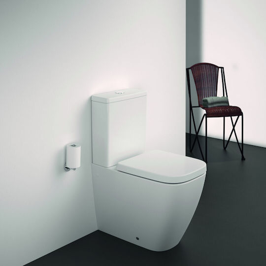Ideal Standard Iom Χαρτοθήκη Επιτοίχια Μεταλλική Ασημί