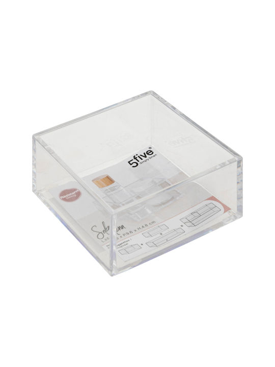 5Five F-V Selena Small Plastic Organizer Countertop Transparent