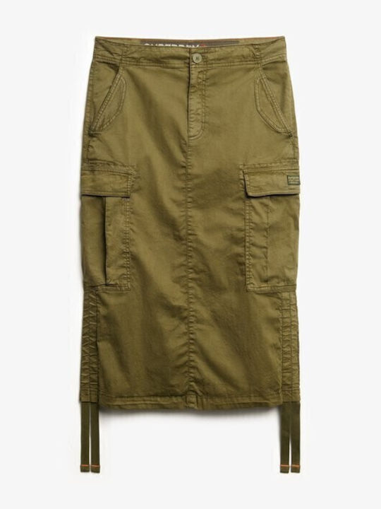 Midi Φούστα Burnt Olive