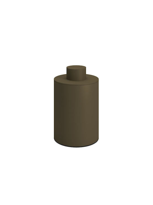 Pam & Co Inox Cotton/Swabs Case Countertop Bronze