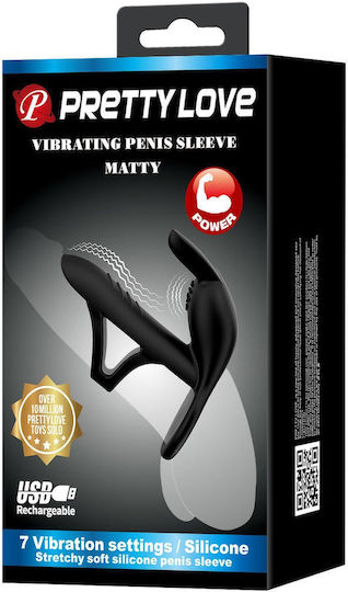 Vibrierende Penishülle Matty mit 7 Vibrationsfunktionen und Speicherfunktion
