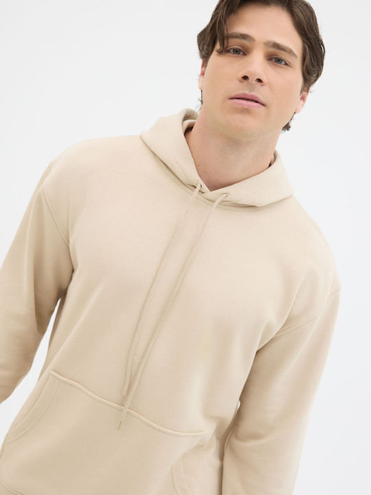 Sweatshirt mit Kapuze Beige