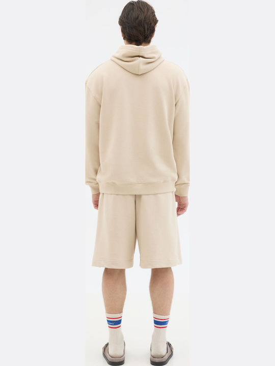 Sweatshirt mit Kapuze Beige