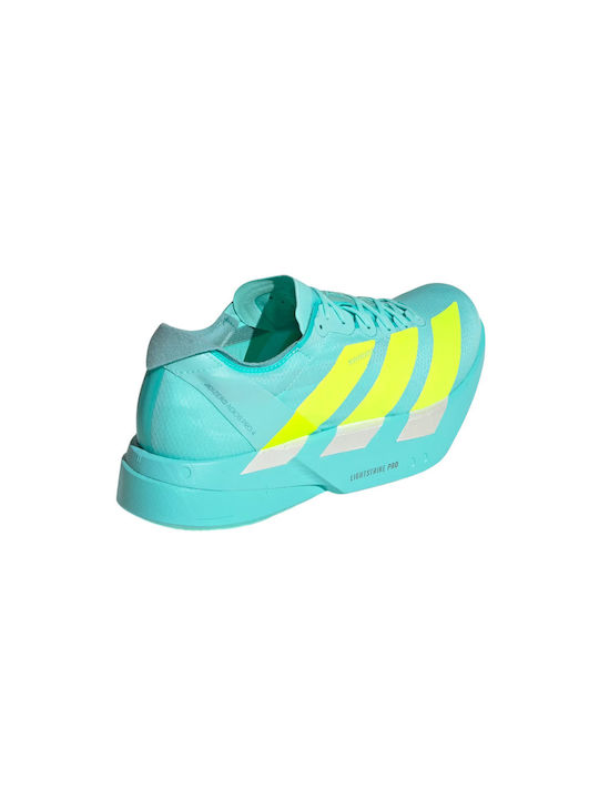 Adizero Adios Pro 4 Sport Shoes Running Flash Aqua / Lucid Lemon / Mint Ton