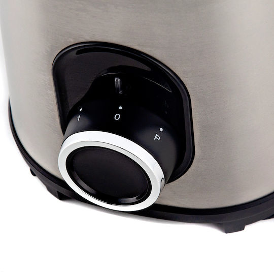 Gruppe Nutri Energy Μπλέντερ με Γυάλινη Κανάτα 1.5 lt 550W Inox