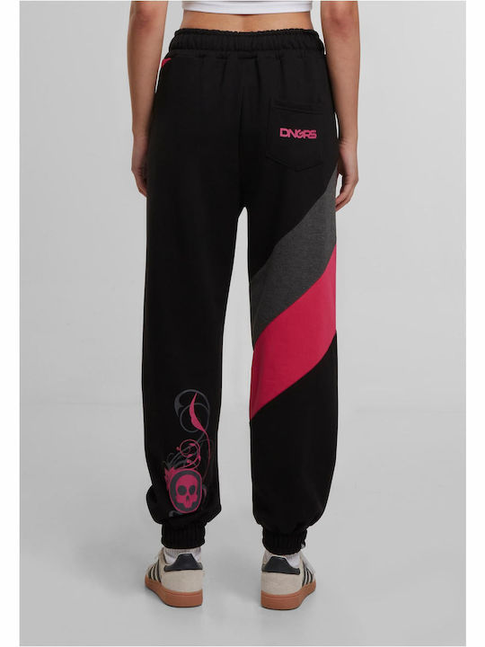 Jogginghose Black/pink