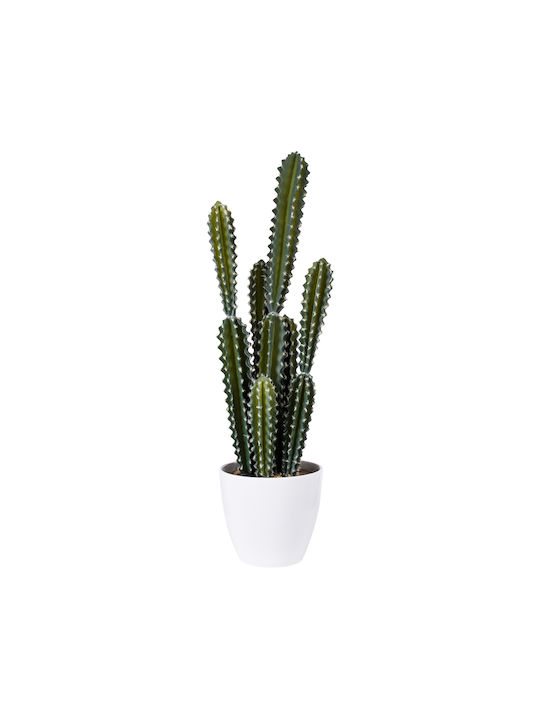Artificial Plant in Pot Cactus Green 71cm GloboStar