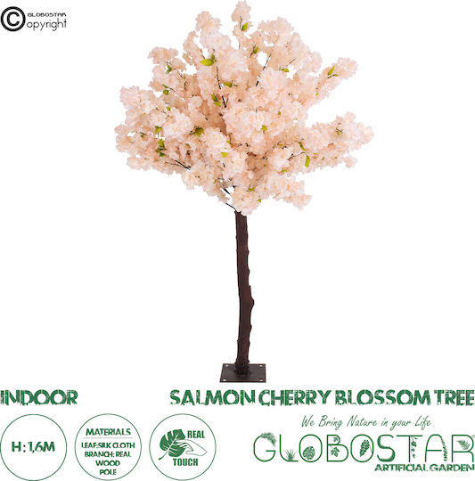Κερασιά Εξωτερικού Χώρου Σομόν 160cm GloboStar