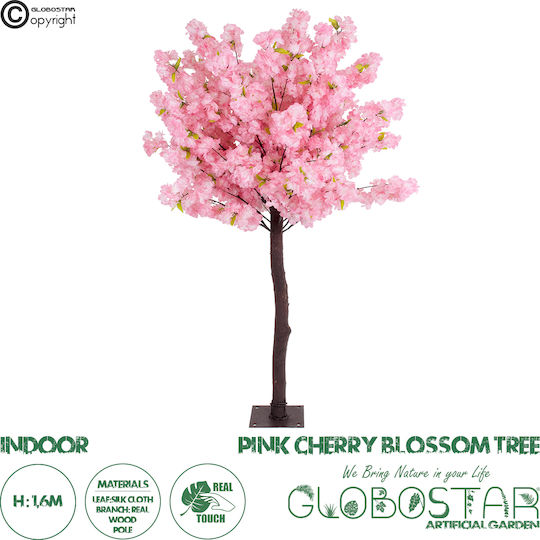 Künstlicher Baum für den Außenbereich Kirsche Pink 160cm GloboStar