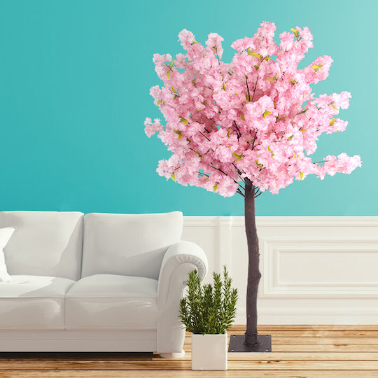 Künstlicher Baum für den Außenbereich Kirsche Pink 160cm GloboStar
