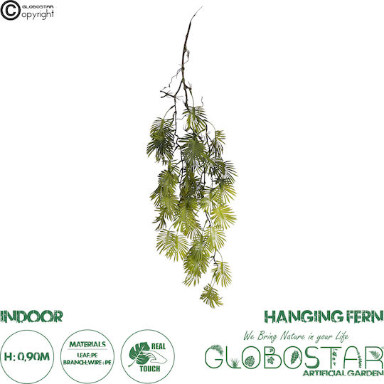 Decorative Artificial Plant Fern Green 90cm in Box 50pcs GloboStar