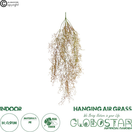 Plantă Artificială Decorativă Iarbă Green 91cm în cutie GloboStar