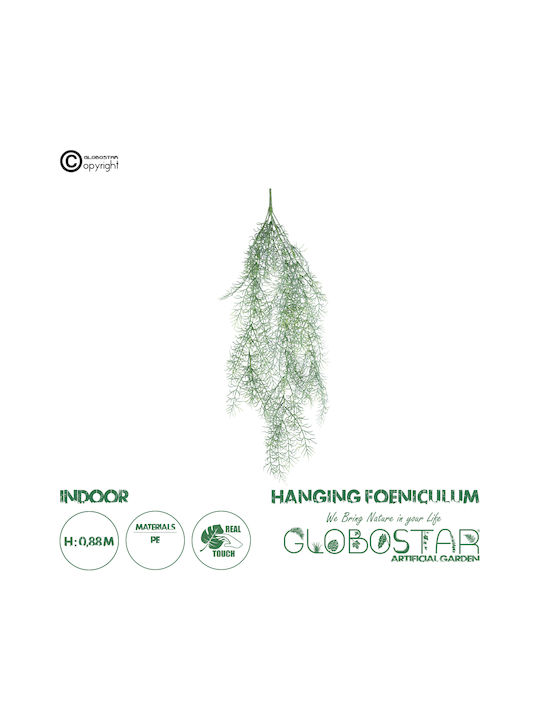Decorative Artificial Plant Green 88cm in Box 50pcs GloboStar