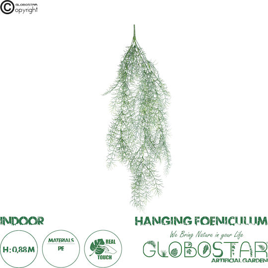 Plantă Artificială Decorativă Green 88cm în cutie 50buc GloboStar