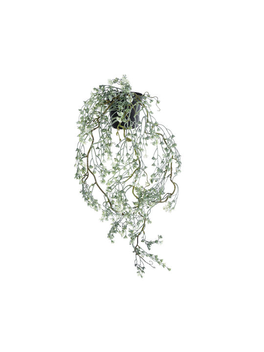 Plantă Artificială în Ghiveci White 60cm 64buc GloboStar