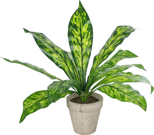 Globostar Artificial Garden Spathiphyllum Potted Plant Decorative Plant Spathiphyllum F40 X H33cm GloboStar