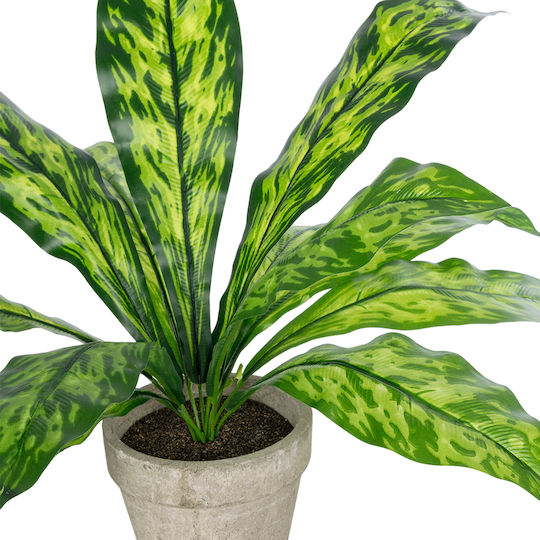 Globostar Artificial Garden Spathiphyllum Potted Plant Decorative Plant Spathiphyllum F40 X H33cm GloboStar