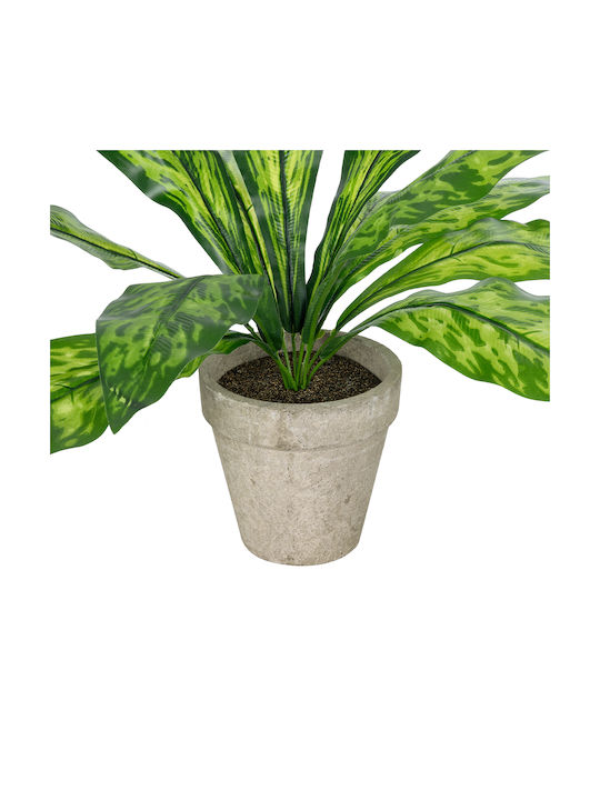 Globostar Artificial Garden Spathiphyllum Potted Plant Decorative Plant Spathiphyllum F40 X H33cm GloboStar