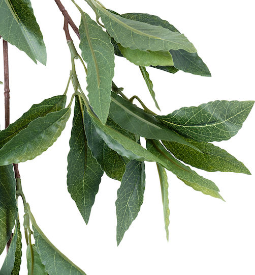 Globostar Künstlicher Garten Laurus Nobilis Zweig 20225 10 x Künstliche Dekorative Lorbeerzweige W45 x H60cm