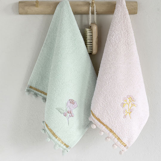 Set de prosoape Nima Home 2 X 30x50 Floral Roz Albastru Deschis Set de prosoape Nima Home 2 X 30x50 Floral Roz Albastru Deschis
