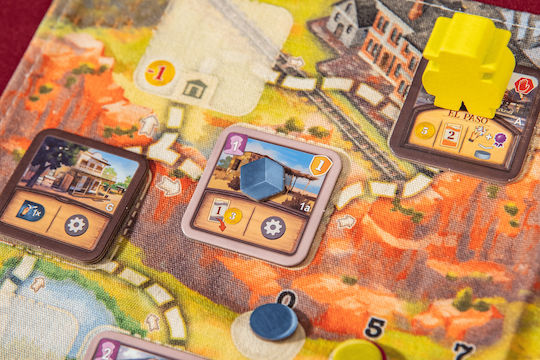 Great Western Trail: El Paso Board Game – Cattle Trading Strategy For 1-4 Players, Compact Travel Edition