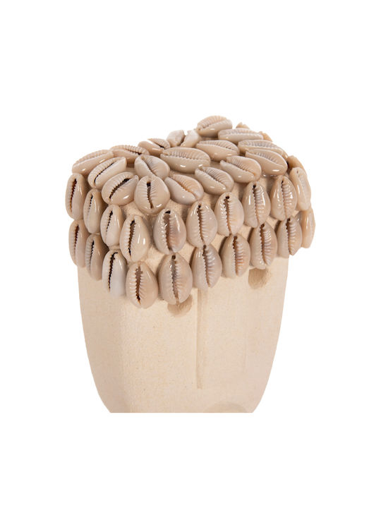 HomeMarkt Figurină Decorativă Bust Din Piatră 7x7x19cm