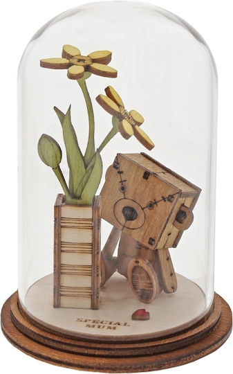 Enesco Διακοσμητική Αρκούδα από Γυαλί 8.5x5x5cm