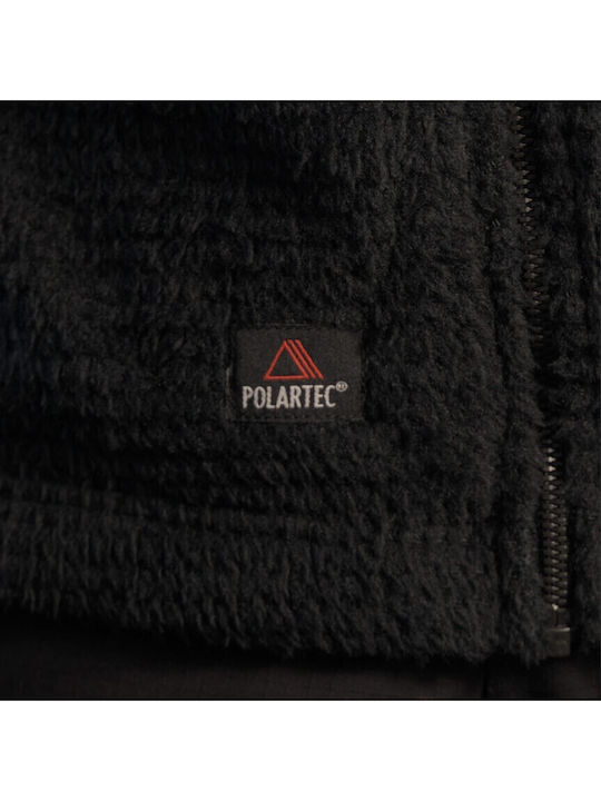 Teddy Polartec Alpha Ανδρική Ζακέτα Black