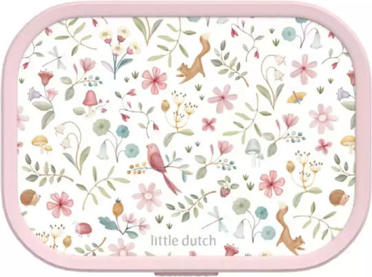 Little Dutch Campus Fairy Wonders Plastic Kids' Lunch Set Multicolour