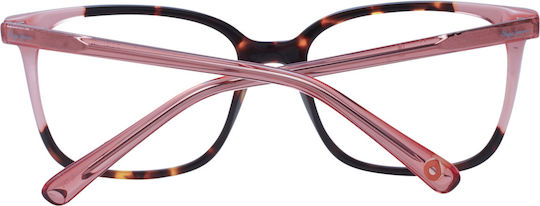 Pepe Jeans Damen Acetat Brillengestell Braun PJ3484-155