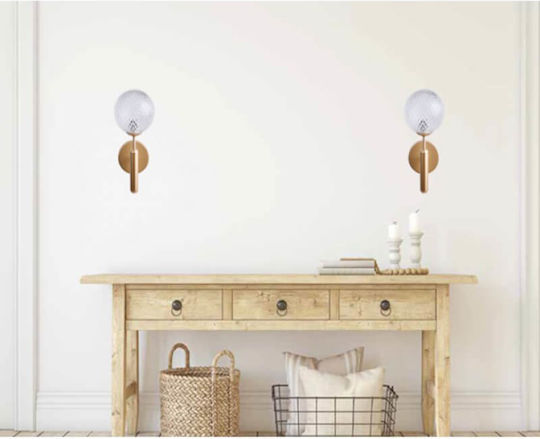 ArkoLight Modern Lamp Wall with Socket G9 Gold 13cm